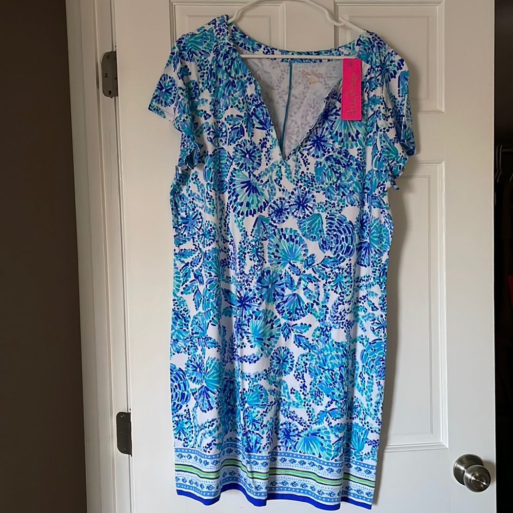 Lilly Pulitzer BRAND NEW WITH TAGS size XXL Sophiletta dress with SPF 50